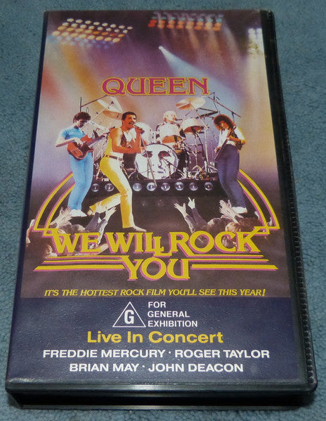 Queen : We Will Rock You (VHS, PAL)