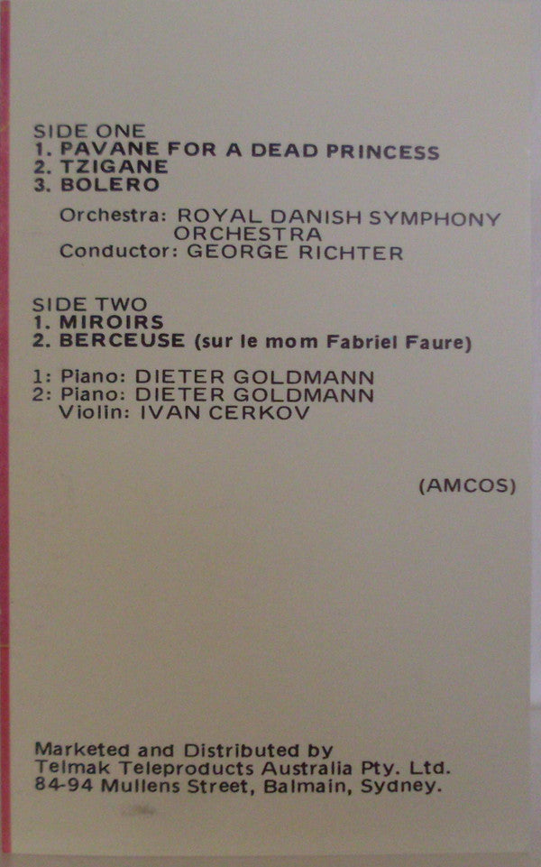 Maurice Ravel : The Best Of Ravel (Cass, Album, Comp)