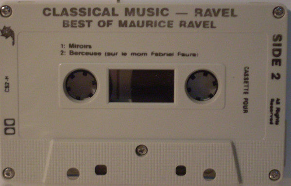 Maurice Ravel : The Best Of Ravel (Cass, Album, Comp)