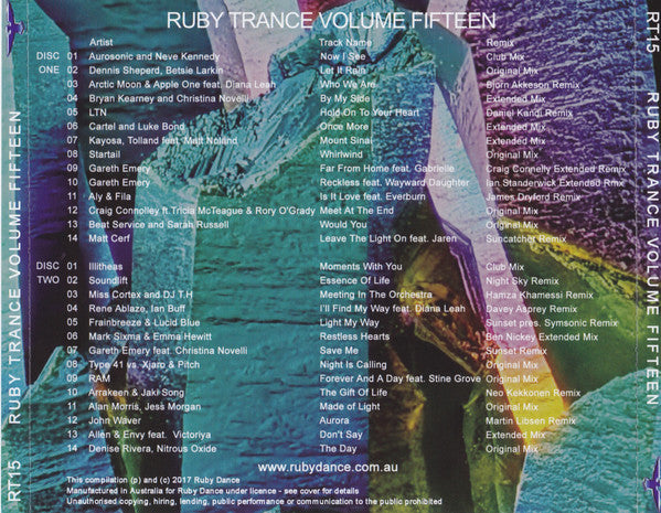 Various : Ruby Trance Volume Fifteen (2xCD, Comp, Mixed)
