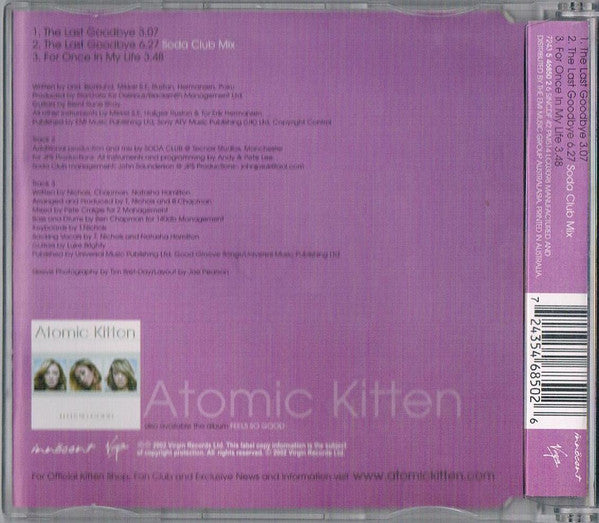 Atomic Kitten : The Last Goodbye (CD, Single)