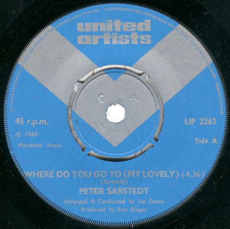 Peter Sarstedt : Where Do You Go To (My Lovely) (7", Single)