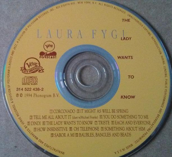 Laura Fygi : The Lady Wants To Know (CD, Album)