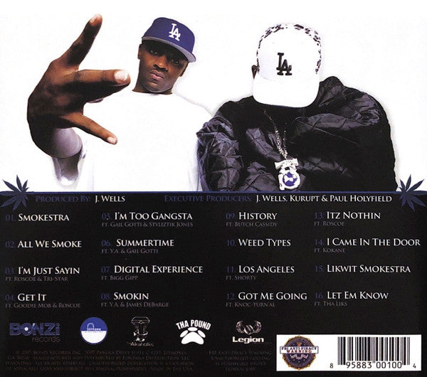 J. Wells & Kurupt : Digital Smoke (CD, Album)