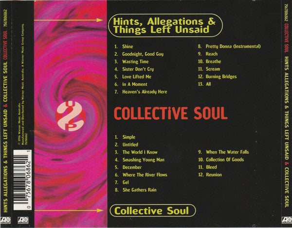 Collective Soul : Hints Allegations And Things Left Unsaid & Collective Soul (2xCD, Comp, RE)