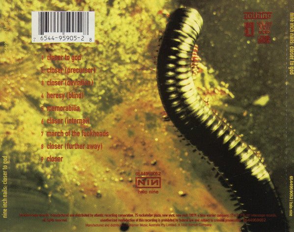 Nine Inch Nails : Closer To God (CD, Single)