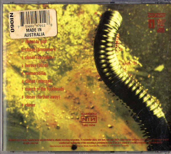 Nine Inch Nails : Closer To God (CD, Single)
