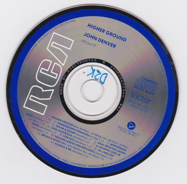 John Denver : Higher Ground (CD, Album)