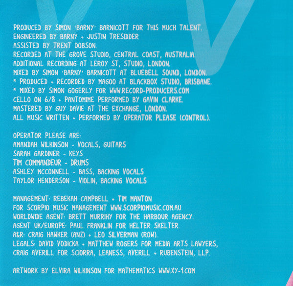 Operator Please : Yes Yes Vindictive (CD, Album)
