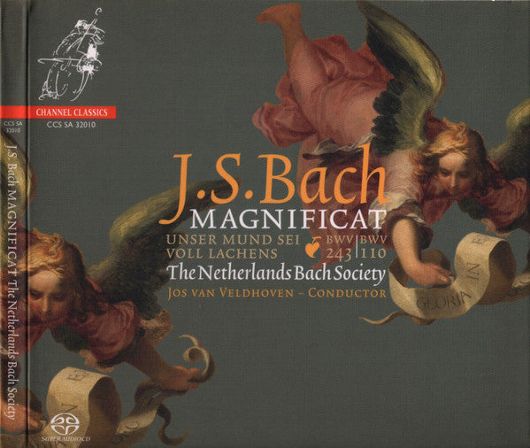 Johann Sebastian Bach : Magnificat The Netherlands Bach Society - Unser Mund sei voll Lachens (BWV 110 BWV 243) (SACD, Multichannel)