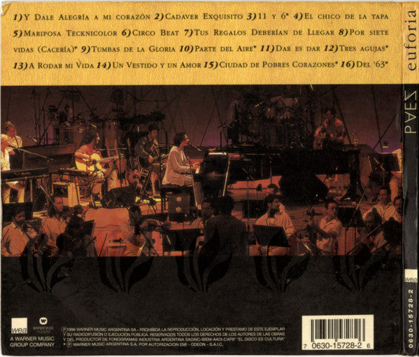 Fito Páez : Euforia (CD, Album, Dig)