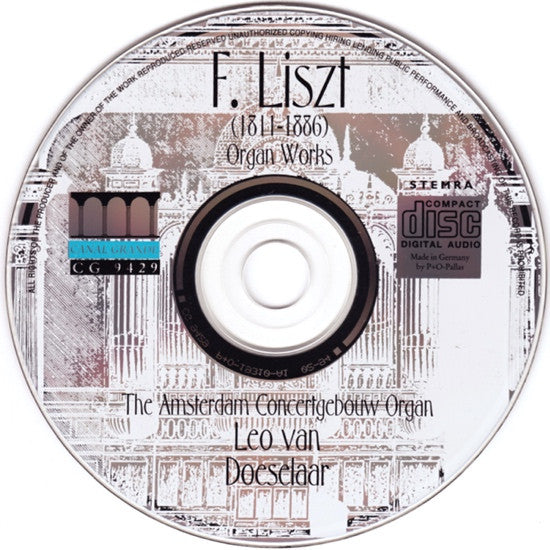 Franz Liszt, Leo van Doeselaar : Organ Works - The Amsterdam Concertgebouw Organ (CD, Album)