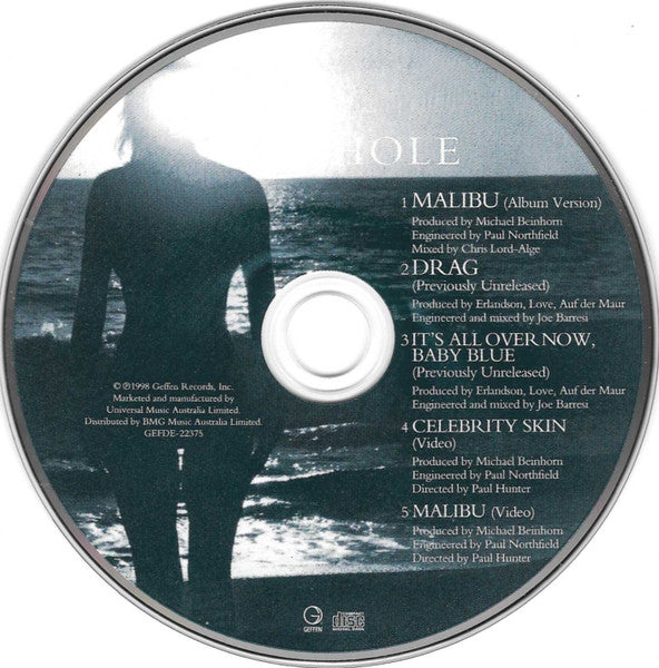 Hole (2) : Malibu (CD, Single, Enh)