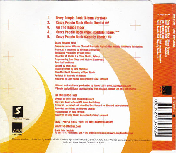 Scott Cain : Crazy People Rock (CD, Single)