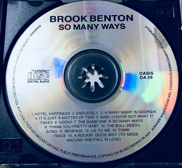 Brook Benton : So Many Ways (CD, Comp)