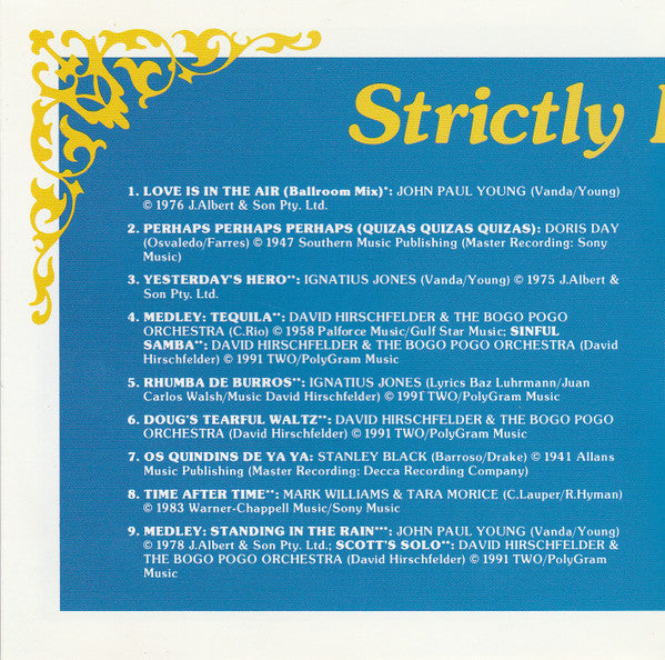 Various : Strictly Ballroom (AVCD, Comp, RE)