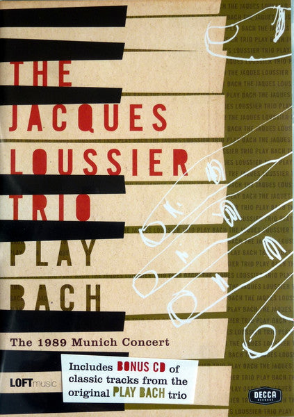 Jacques Loussier Trio : Play Bach - The 1989 Munich Concert (DVD-V, NTSC + CD)