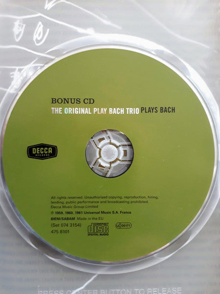 Jacques Loussier Trio : Play Bach - The 1989 Munich Concert (DVD-V, NTSC + CD)