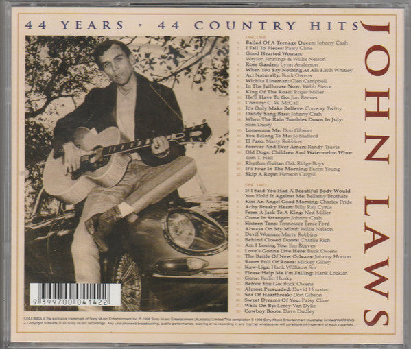John Laws (3) : 44 Years - 44 Hits (2xCD, Comp)