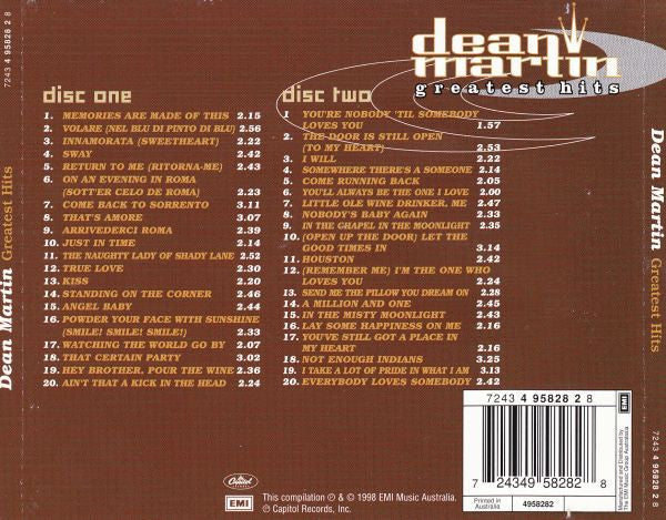 Dean Martin : Greatest Hits (2xCD, Comp)