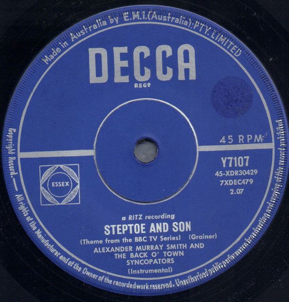 Alexander Murray Smith & The Back O' Town Syncopators : Steptoe & Son (7", Single)