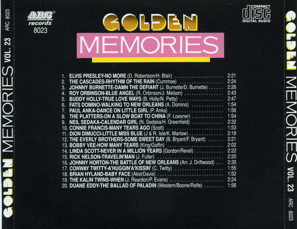 Various : Golden Memories Vol. 23 (CD, Comp)