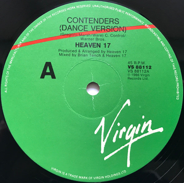 Heaven 17 : Contenders (Dance Mix) (12", Single)