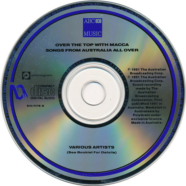 Ian McNamara : Over The Top With Macca (CD, Album, Comp)