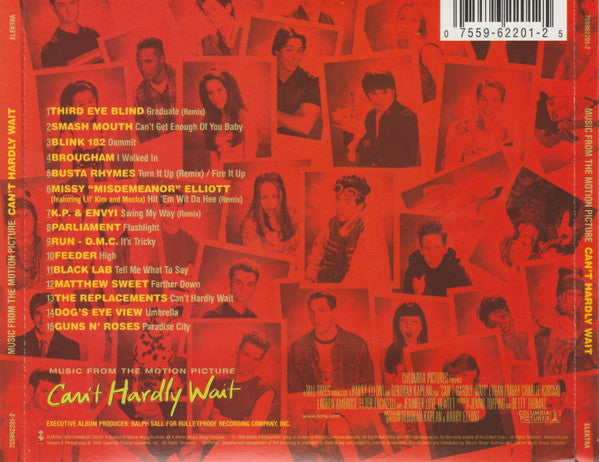 Various : Can't Hardly Wait (Music From The Motion Picture) (CD, Comp, Promo)