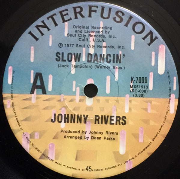 Johnny Rivers : Slow Dancin' (7", Single)