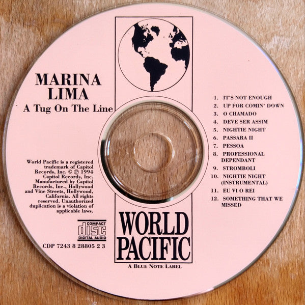Marina Lima : A Tug On The Line (CD, Album)