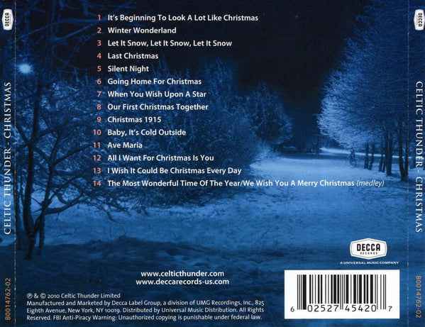 Celtic Thunder (2) : Christmas (CD, Album)