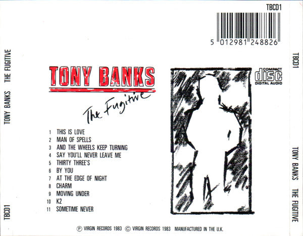 Tony Banks : The Fugitive (CD, Album, RE, Nim)