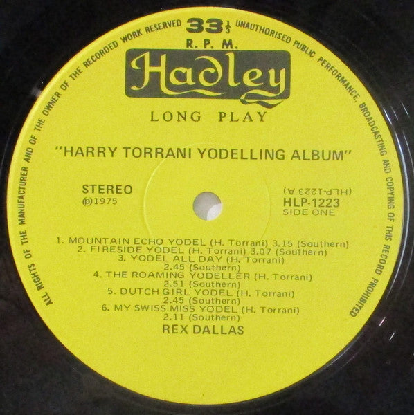 Rex Dallas : The Harry Torrani Yodelling Album  (LP, Album)