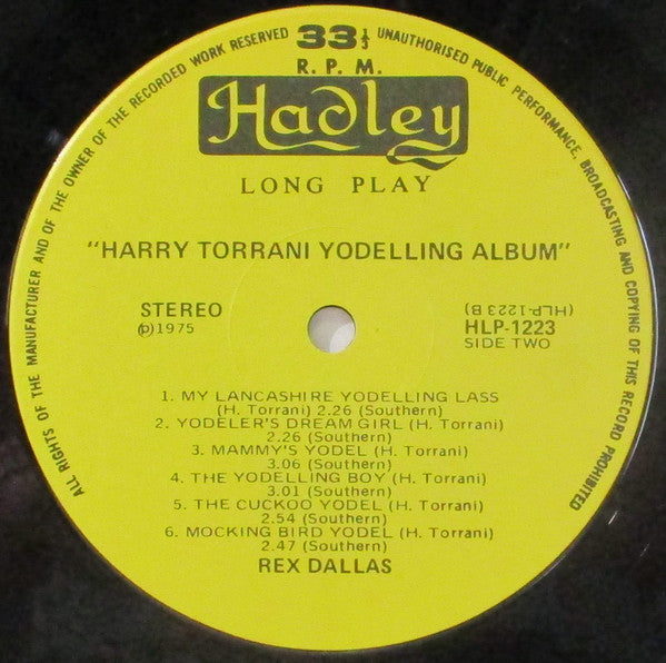 Rex Dallas : The Harry Torrani Yodelling Album  (LP, Album)