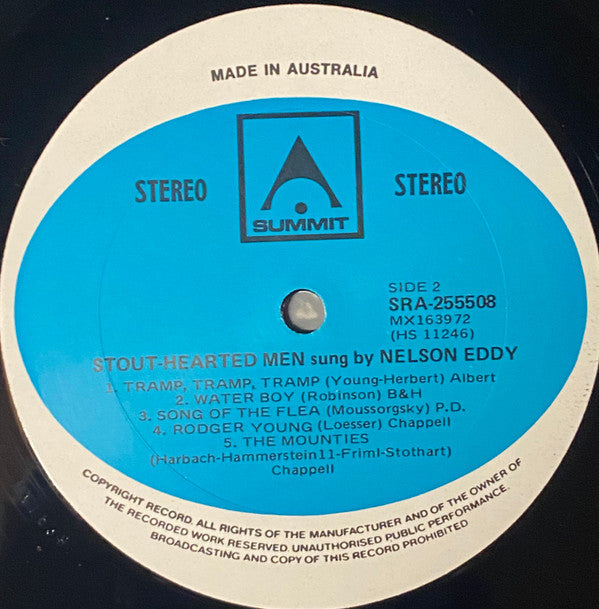 Nelson Eddy : Stout-Hearted Men (LP, Album, RE)
