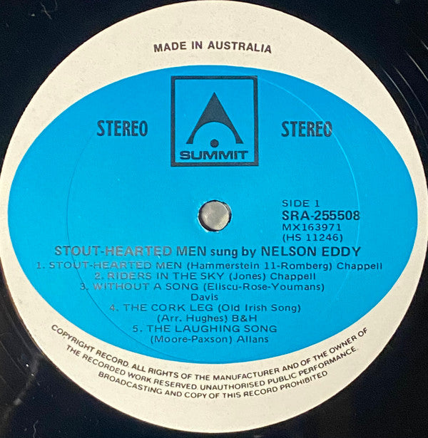 Nelson Eddy : Stout-Hearted Men (LP, Album, RE)