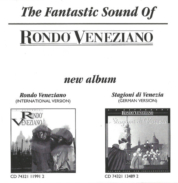 Rondò Veneziano : Venezia Romantica (The Best Of Rondò Veneziano) (CD, Comp)