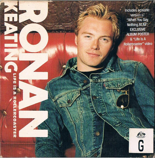 Ronan Keating : Life Is A Rollercoaster (CD, Single, Enh, Car)