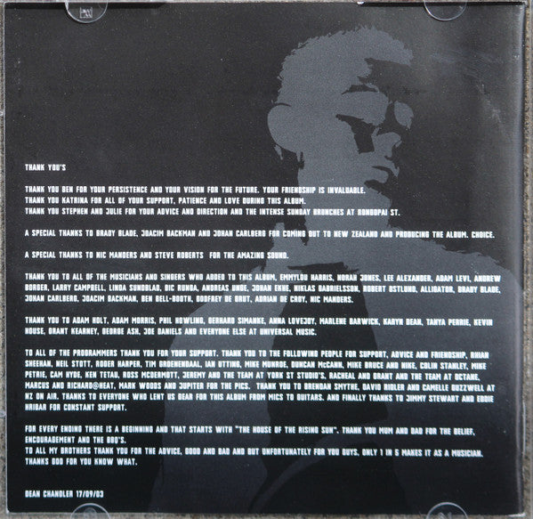 Dean Chandler : Dean Chandler (CD, Album)