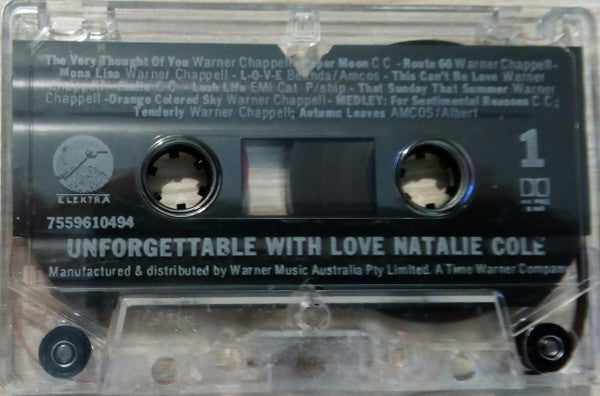 Natalie Cole : Unforgettable With Love (Cass, Album)