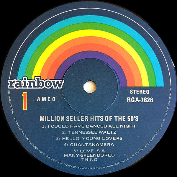 Carlini's World Of Strings : Million Seller Hits Of The 50's (LP, Album)