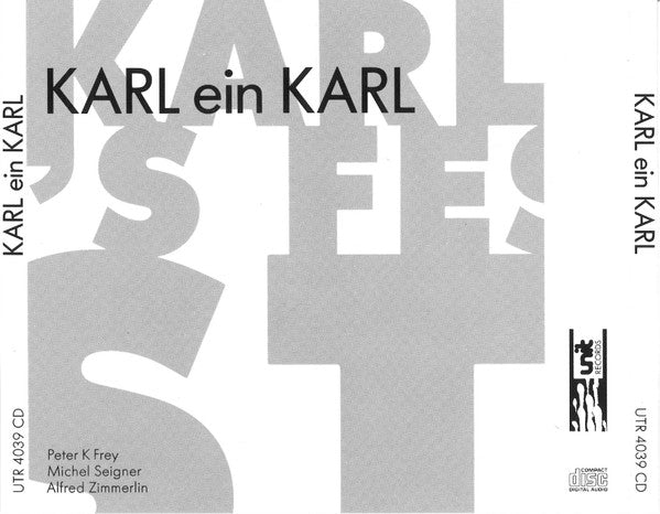 Karl Ein Karl : Karl's Fest (CD, Album)