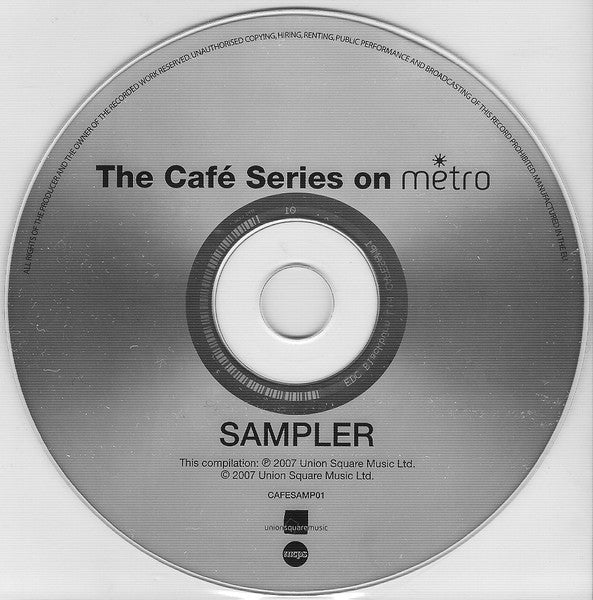 Various : The Café Series On Metro (CD, Promo, Smplr, PVC)