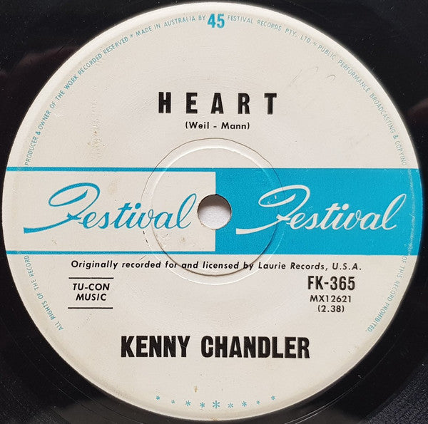 Kenny Chandler : Heart (7", Single)