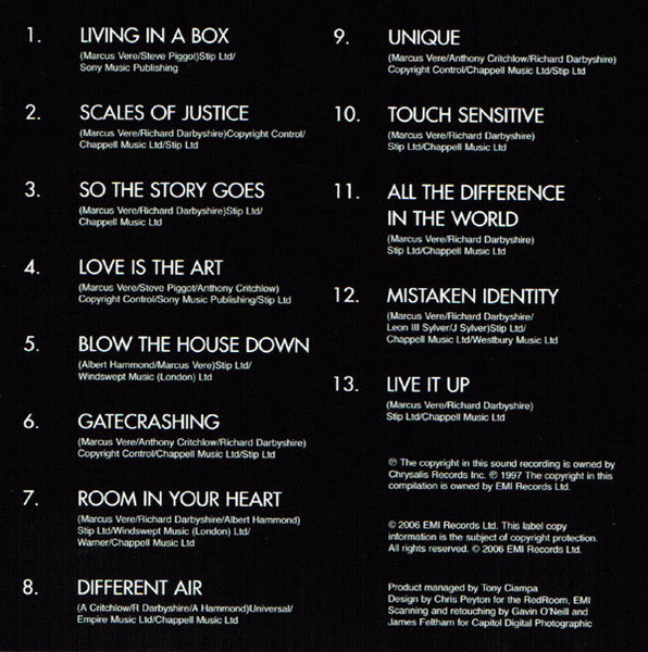 Living In A Box : The Very Best Of Living In A Box (CD, Comp, Copy Prot., RE)