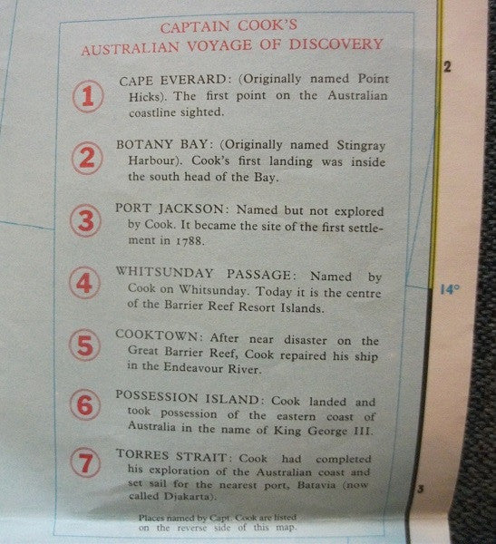 Unknown Artist : The First Voyage: A Re-Discovery Of Australia With Captain James Cook (7", Single, Fle)