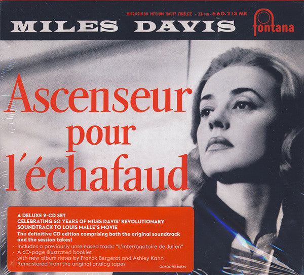 Miles Davis : Ascenseur Pour L'Échafaud  (2xCD, Album, Mono, RE, RM, S/Edition, 60t)