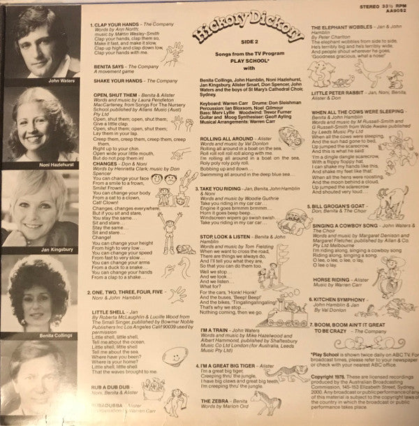 Kindergarten (6) / Play School : Hickory Dickory (LP, Album)