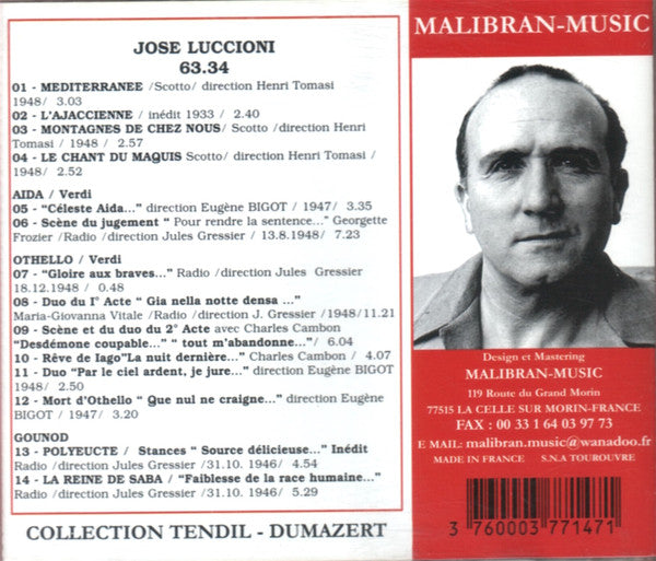 José Luccioni : José Luccioni (CD, Comp)